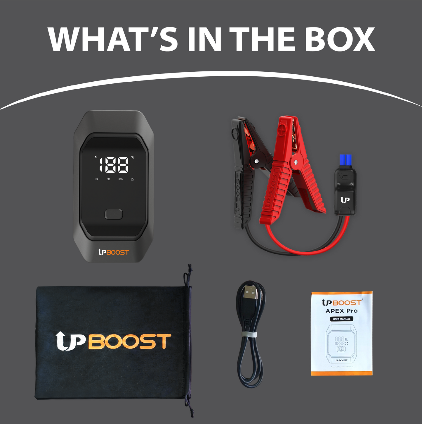 UpBoost Apex - Portable Jump Starter (NEW)